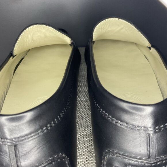 Tod’s Womens Black Leather Penny Loafer Gommino Driving Shoe EU 39 (US 8.5) - Picture 13 of 16